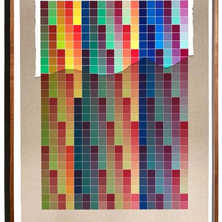 Analia Saban, Transcending Pigment from Paint to Canvas, from Canvas to Paint (Color #3) No. VII