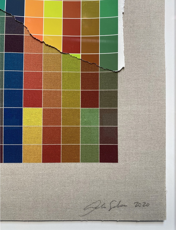 view:87484 - Analia Saban, Transcending Pigment from Paint to Canvas, from Canvas to Paint (Color #3) No. VII - 