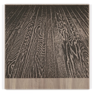 Analia Saban, Wooden Floor on Wood (One-Point Perspective)