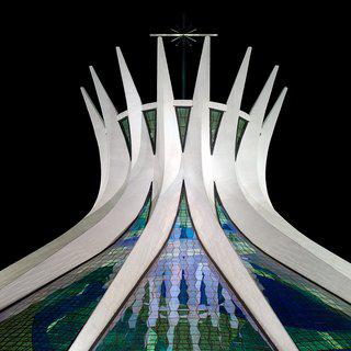 Andrew Prokos, Brasilia Cathedral at Night