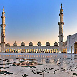 Panoramic View of Sheikh Zayed Grand Mosque art for sale