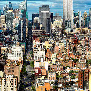 Panoramic Cityscape of Manhattan from SoHo art for sale