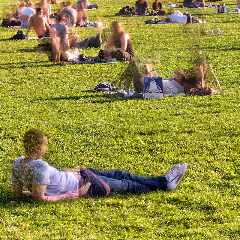 view:50843 - Andrew Prokos, Sunday in Sheep Meadow - 