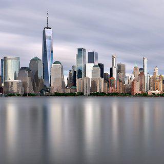Andrew Prokos, Lower Manhattan and World Trade Center Skyline - Long-Exposure