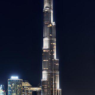 Burj Khalifa Night Panorama II art for sale
