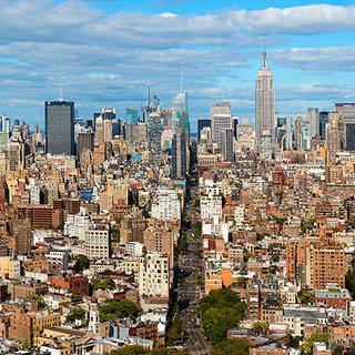 Andrew Prokos, Panoramic Cityscape of Manhattan from SoHo I