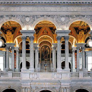 Library of Congress Great Hall Balcony art for sale