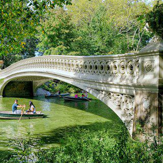 Bow Bridge in Summer, Central Park art for sale