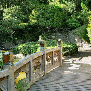 Japanese Garden Bridge, Brooklyn art for sale