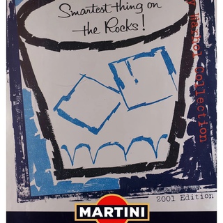 Andy Warhol, Martini Gallery, original vintage print on linen
