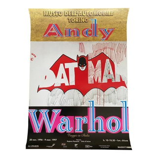 Andy Warhol, Batman 1997, Original Vintage Poster