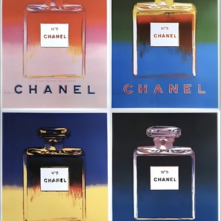 Andy Warhol, Chanel N5 Original Perfume Posters (Set of 4)