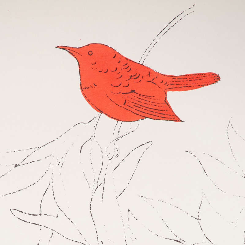 view:73254 - Andy Warhol, Bird on a Fruit Branch - 