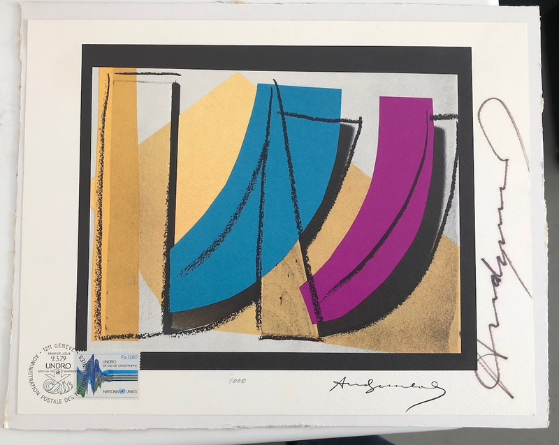 view:73414 - Andy Warhol, U.N. Stamp - 