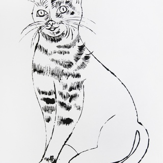 Andy Warhol, Untitled, from 25 Cats Name[d] Sam and One Blue Pussy