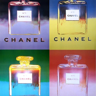 Andy Warhol, Andy Warhol Chanel N5 Original Posters (Complete Set of 4)