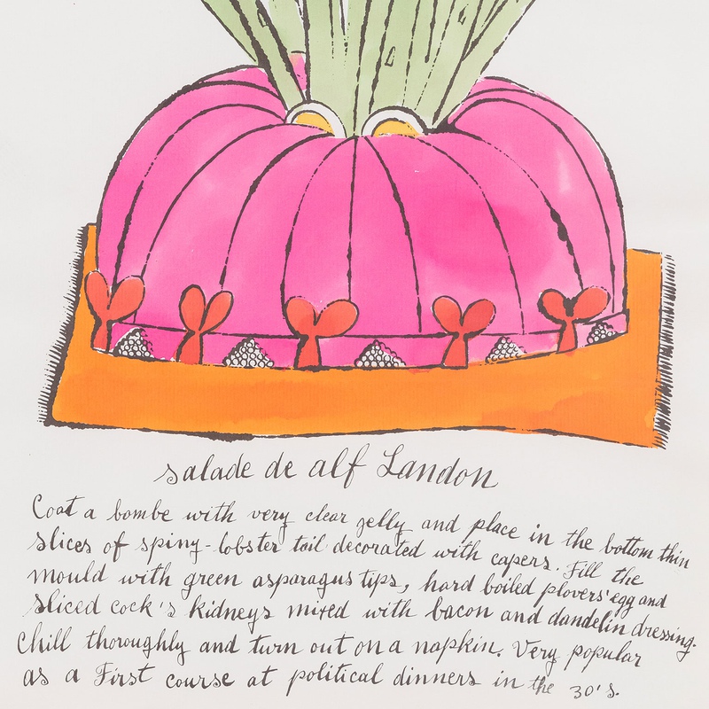 view:74689 - Andy Warhol, Salad De Alf Landon (Wild Raspberries) - 