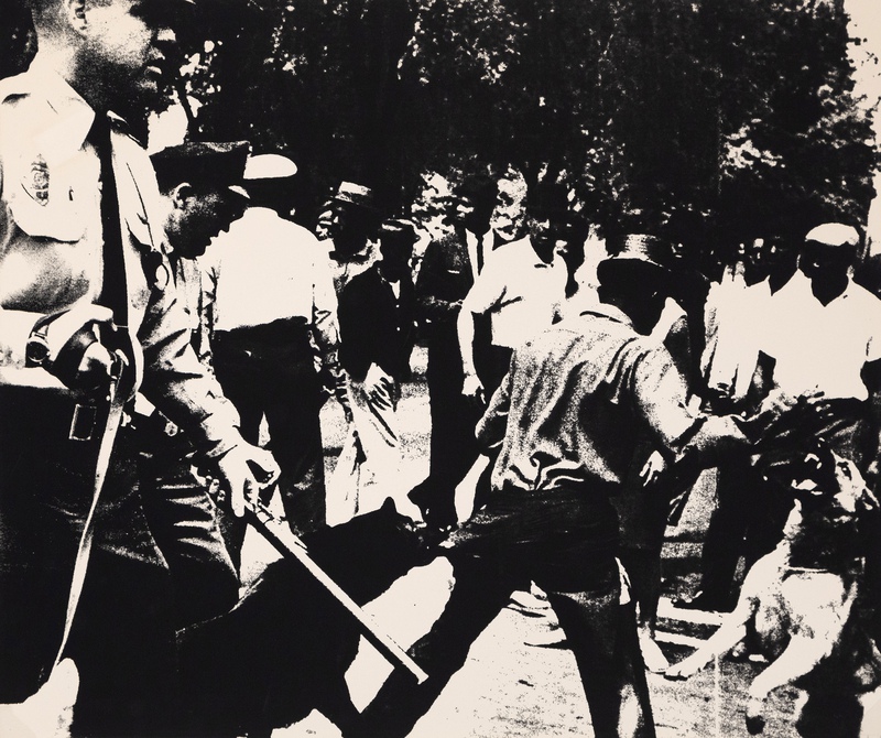 view:78588 - Andy Warhol, Birmingham Race Riots - 