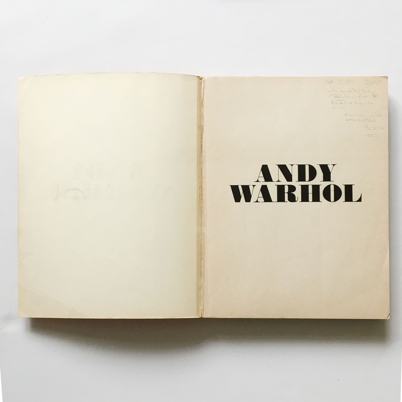 view:79129 - Andy Warhol, The Stockholm Catalogue - 