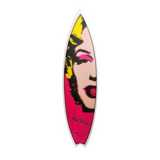 After Andy Warhol, Marilyn Pink Pearl Surfboard