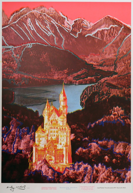 Andy Warhol - Neuschwanstein, Print