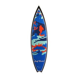 After Andy Warhol, Camo Surfboard