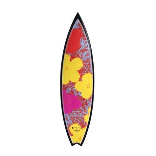 After Andy Warhol, Flowers Red Surfboard