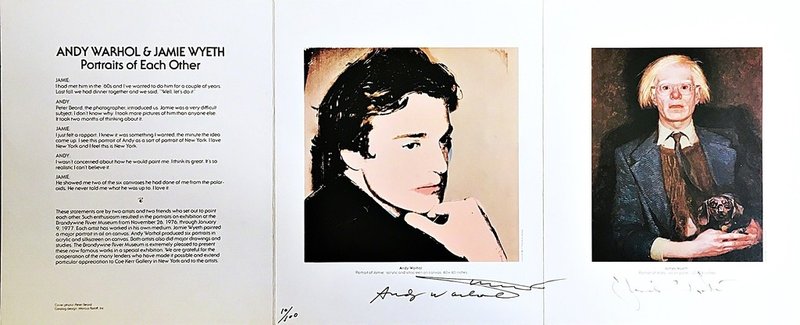 view:21114 - Andy Warhol, Jamie B. Wyeth, Andy Warhol & Jamie Wyeth: Portraits of Each Other - 
