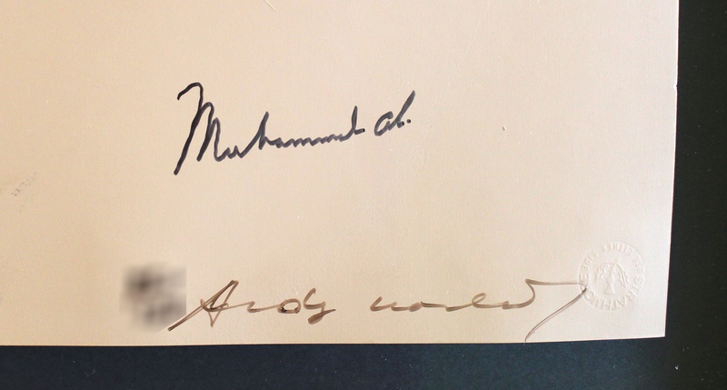 view:73738 - Andy Warhol, Muhammad Ali Complete Portfolio (Signed By Ali And Warhol) - 