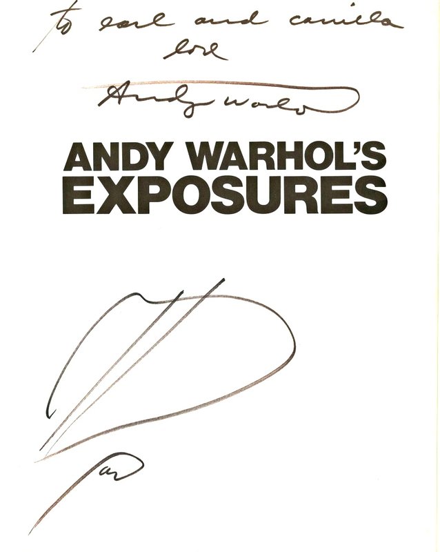 view:23470 - Andy Warhol, Original Heart Drawing, To Earl and Camilla, Love Andy Warhol - 