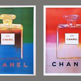 Andy Warhol - Andy Warhol - Chanel N5 Original vintage poster - Black for  Sale
