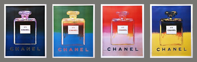 Andy Warhol - Chanel No. 5 (Suite of Four Separate Prints) for Sale |  Artspace