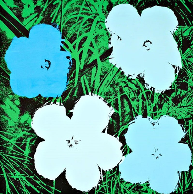 view:24644 - Andy Warhol, Flowers (Blue) - 