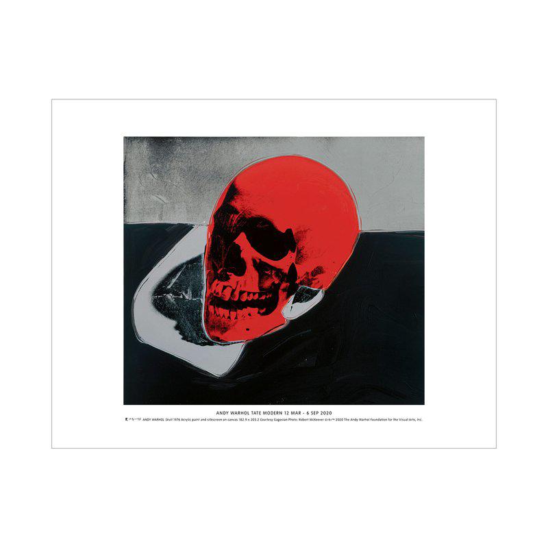 Andy Warhol - Skull (red) for Sale | Artspace