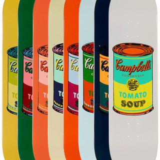 Colored Campbells Soup Set of 8 art for sale