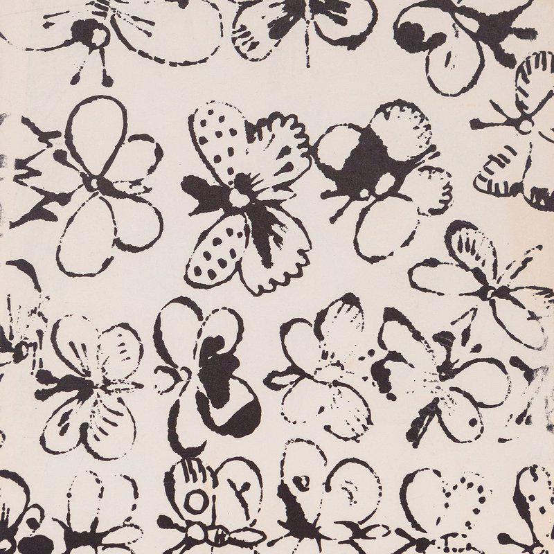 view:59804 - Andy Warhol, Drawing of a Boy / Butterflies - 