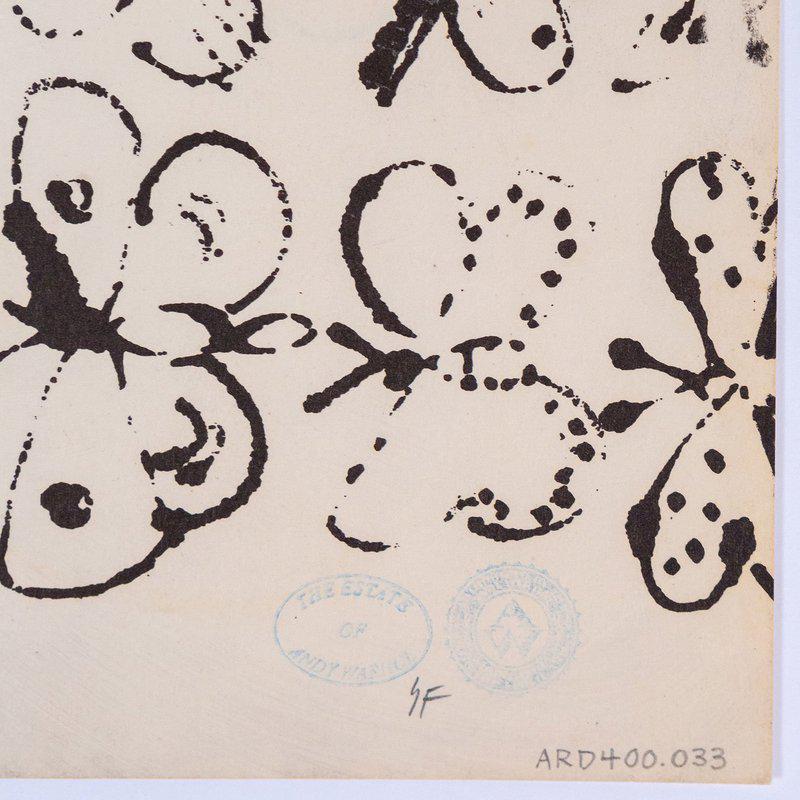 view:59805 - Andy Warhol, Drawing of a Boy / Butterflies - 