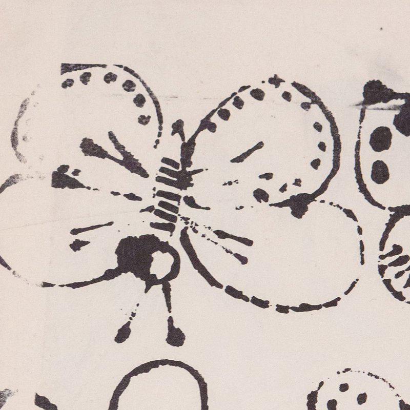 view:59806 - Andy Warhol, Drawing of a Boy / Butterflies - 