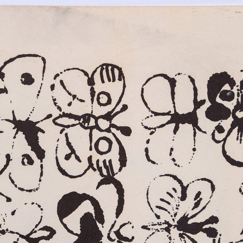 view:59814 - Andy Warhol, Drawing of a Boy / Butterflies - 