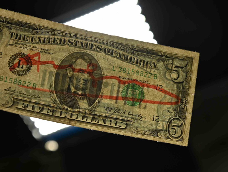 view:67939 - Andy Warhol, Five Dollar Bill - 