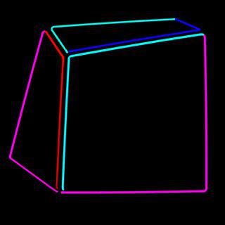 Soft Geometry Neon #010B art for sale