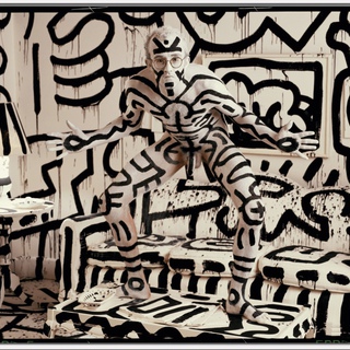 Annie Leibovitz, Keith Haring, 1986