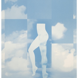 Anthea Hamilton, Cloudy Legs with Scrambled Sky