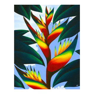 Macaw flower art for sale