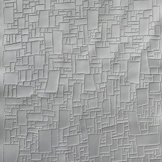 Antonin Anzil, Grey #2 - 3D textural abstract geometric drawing