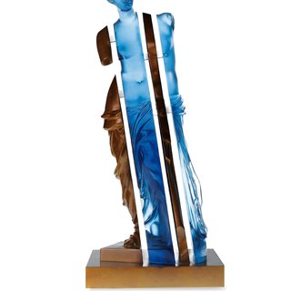 L'Ame de Venus in Blue & Bronze art for sale