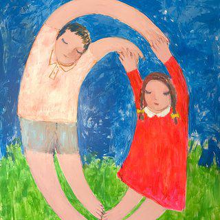 Brother Sister Circle art for sale