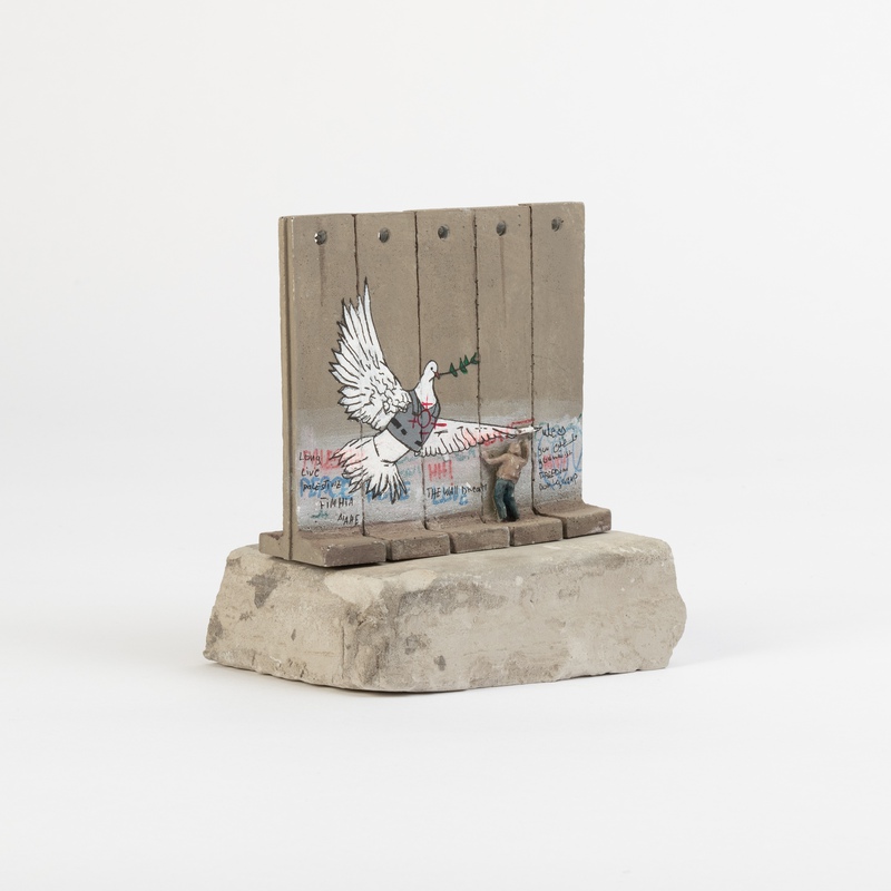 view:73962 - Banksy, Walled Off Hotel - Wall Sculpture (Dove) - 