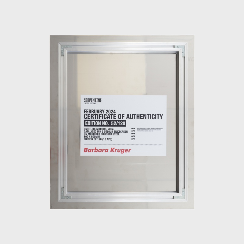 view:87917 - Barbara Kruger, Untitled (Mirror) - 