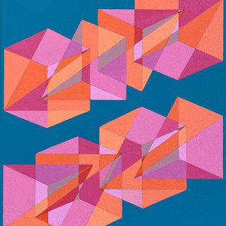Benjamin Weaver, Cubes Divided Equally into Three #6